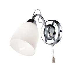 Sklep Kaja Ponadczasowy kinkiet z włącznikiem K-JSL-6218/1W CHR ARON | Kaja