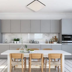 Sklep Kaja Ponadczasowy, ledowy plafon 4000K LP-335/1C M 4BK SQUARE – BABILON