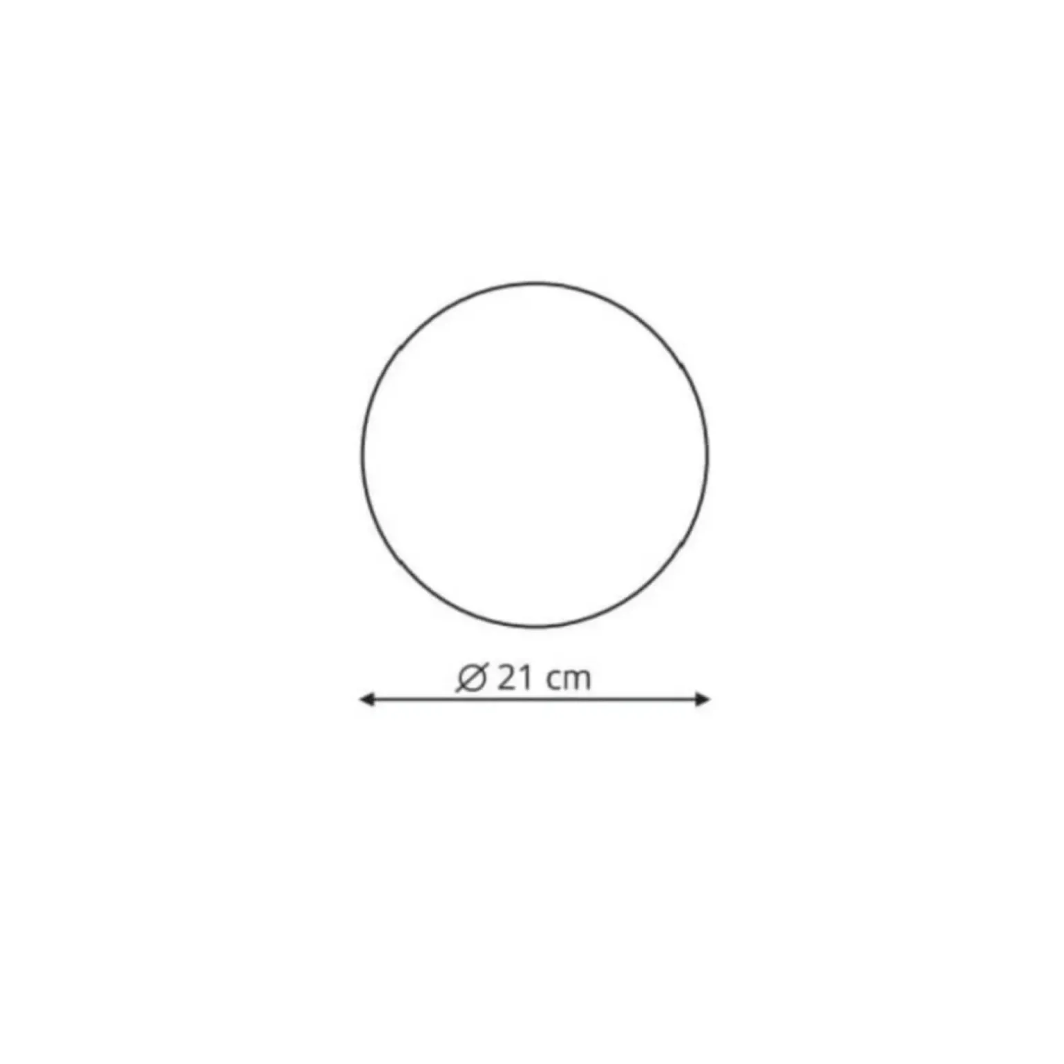 Sklep Kaja Ponadczasowy plafon ⌀21cm LP-8102/1C-12W WH PLATILLO | Kaja