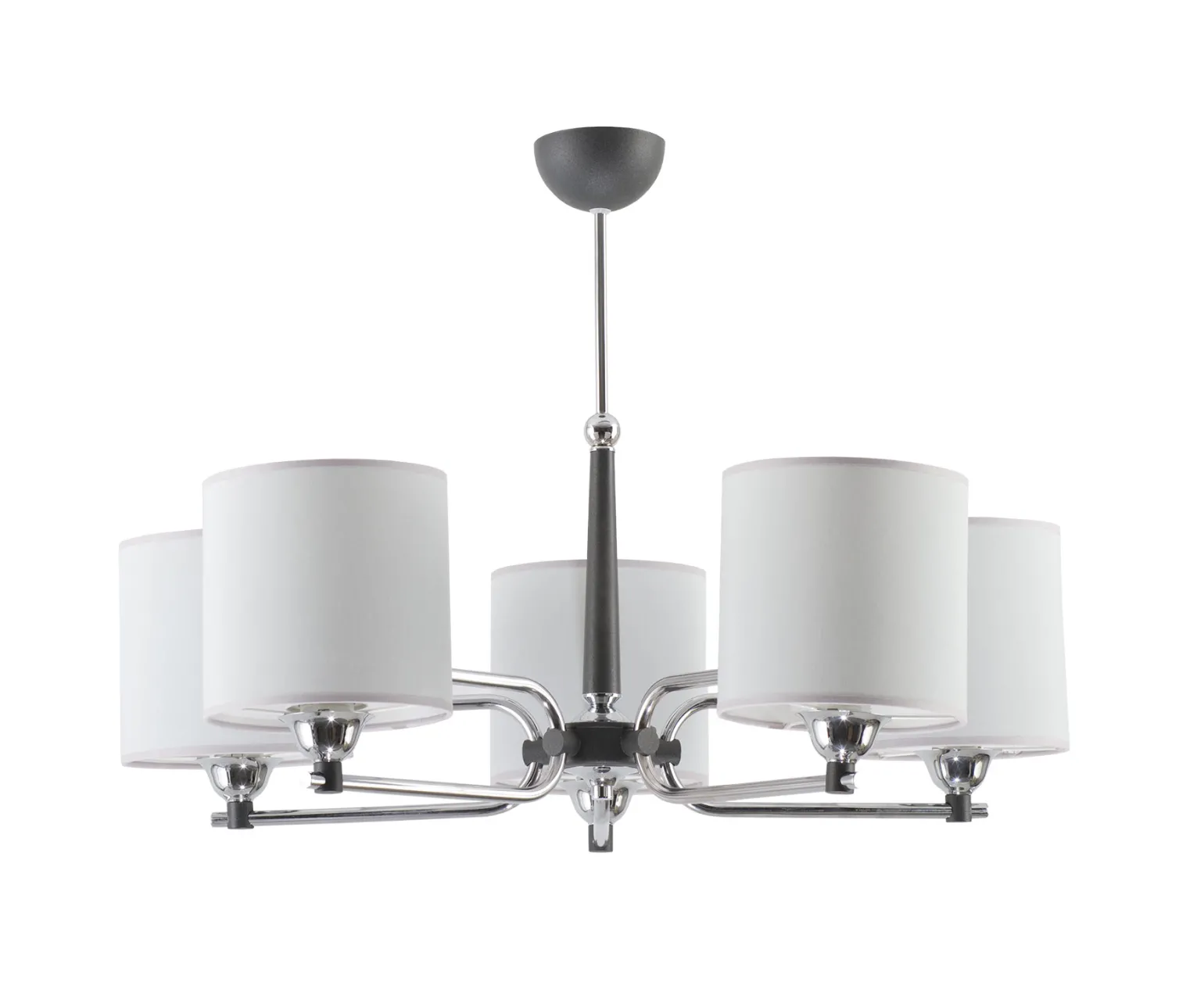 Sklep Kaja Ponadczasowy, srebrny żyrandol do salonu JUP 1408 TWINGO | Kaja