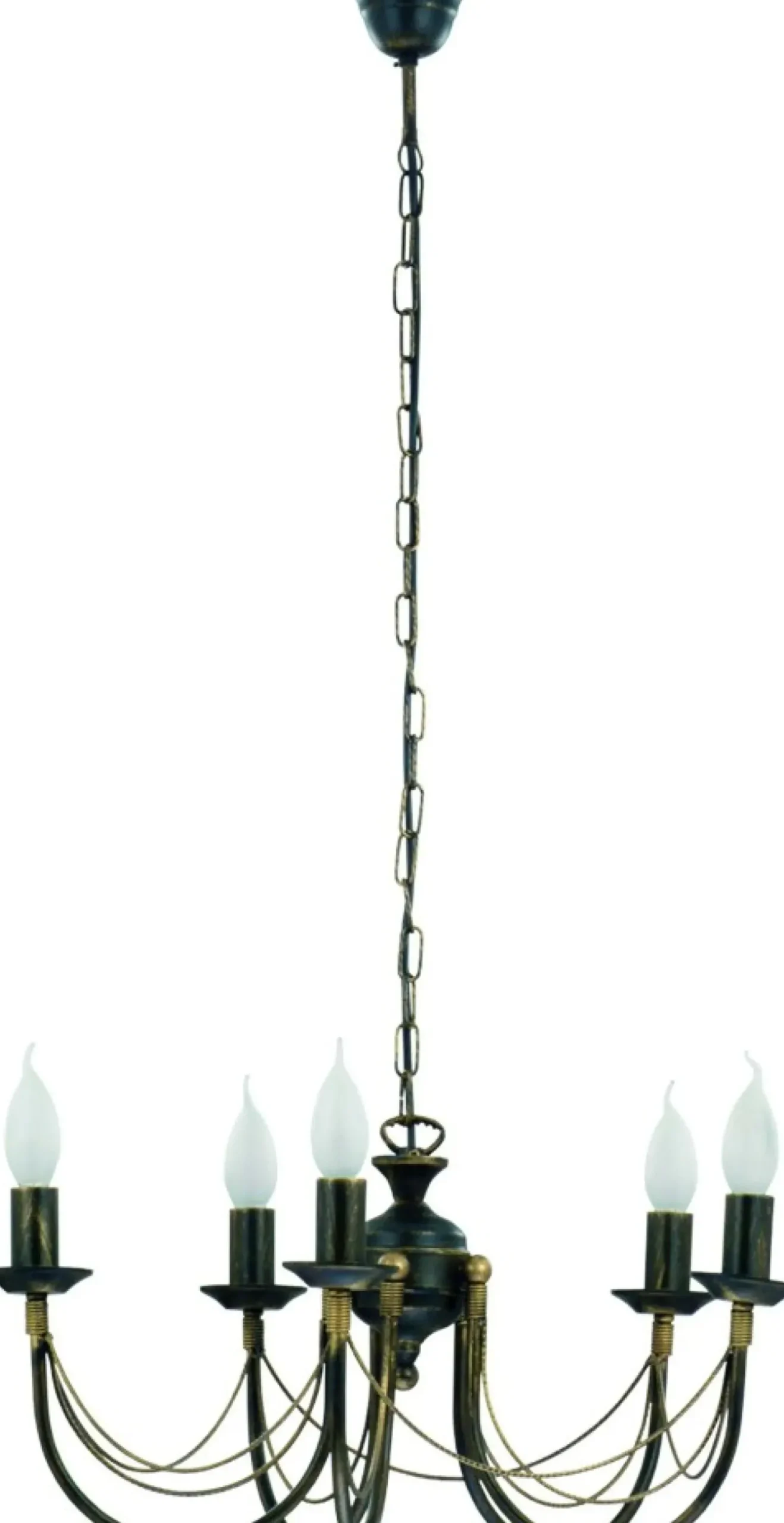 Sklep Kaja Ponadczasowy, świecznikowy żyrandol do sypialni 205 ARES | Kaja