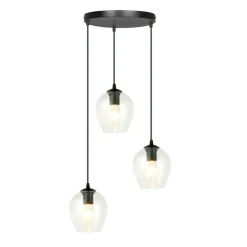 Store Ponadczasowy żyrandol, nierówne klosze 679/3PREM ISTAR PREMIUM | Kaja Żyrandole Nowoczesne