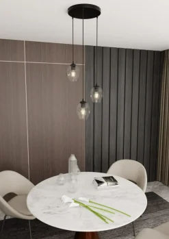 Store Ponadczasowy żyrandol, nierówne klosze 679/3PREM ISTAR PREMIUM | Kaja Żyrandole Nowoczesne