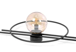 Sklep Kaja Potrójna lampa ścienna z bursztynowymi kloszami K-5348 z serii CORSA