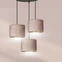 Clearance Potrójna lampa do przytulnej sypialni 1053/3PREM HILDE PREMIUM | Kaja Żyrandole Nowoczesne