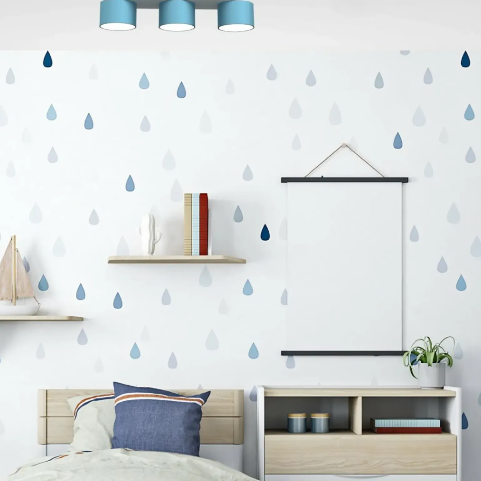 Fashion Potrójna lampa sufitowa, do pokoju dziecka MLP7550 z serii DIXIE | Kaja Oświetle Żyrandole Nowoczesne