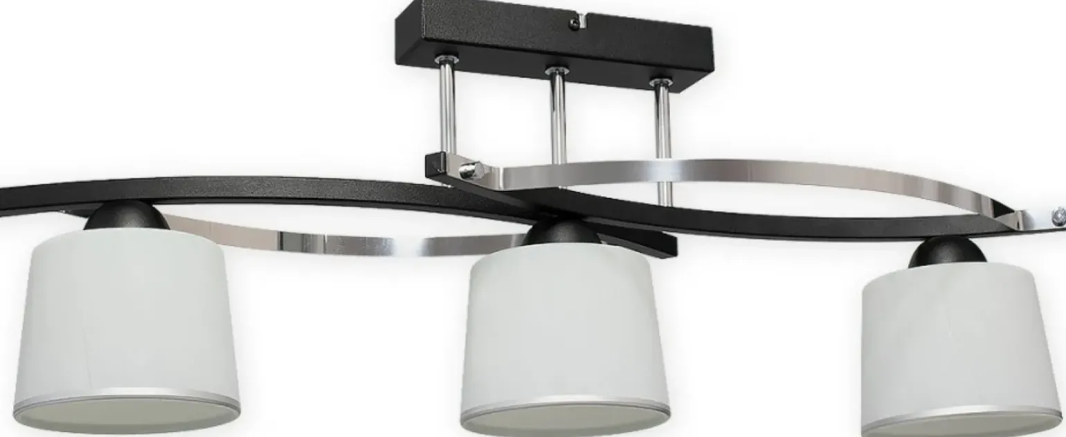 Sklep Kaja Potrójna lampa sufitowa, do jadalni O2283 W3 CZA z serii ASTRED | Kaja