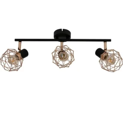Best Sale Potrójna lampa sufitowa, druciane reflektory 93-22219 z serii ACROBAT | Kaja Ośw Żyrandole Nowoczesne