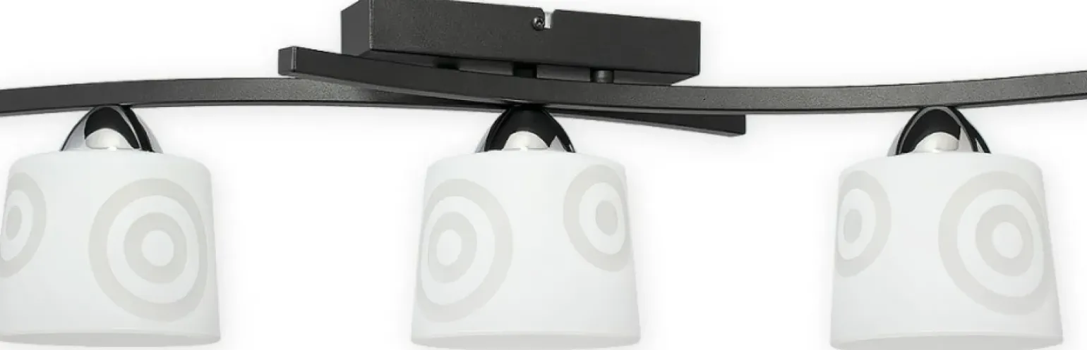 Sklep Kaja Potrójna lampa sufitowa, klasyczna O3303 P3 CZA + CH z serii FREKI