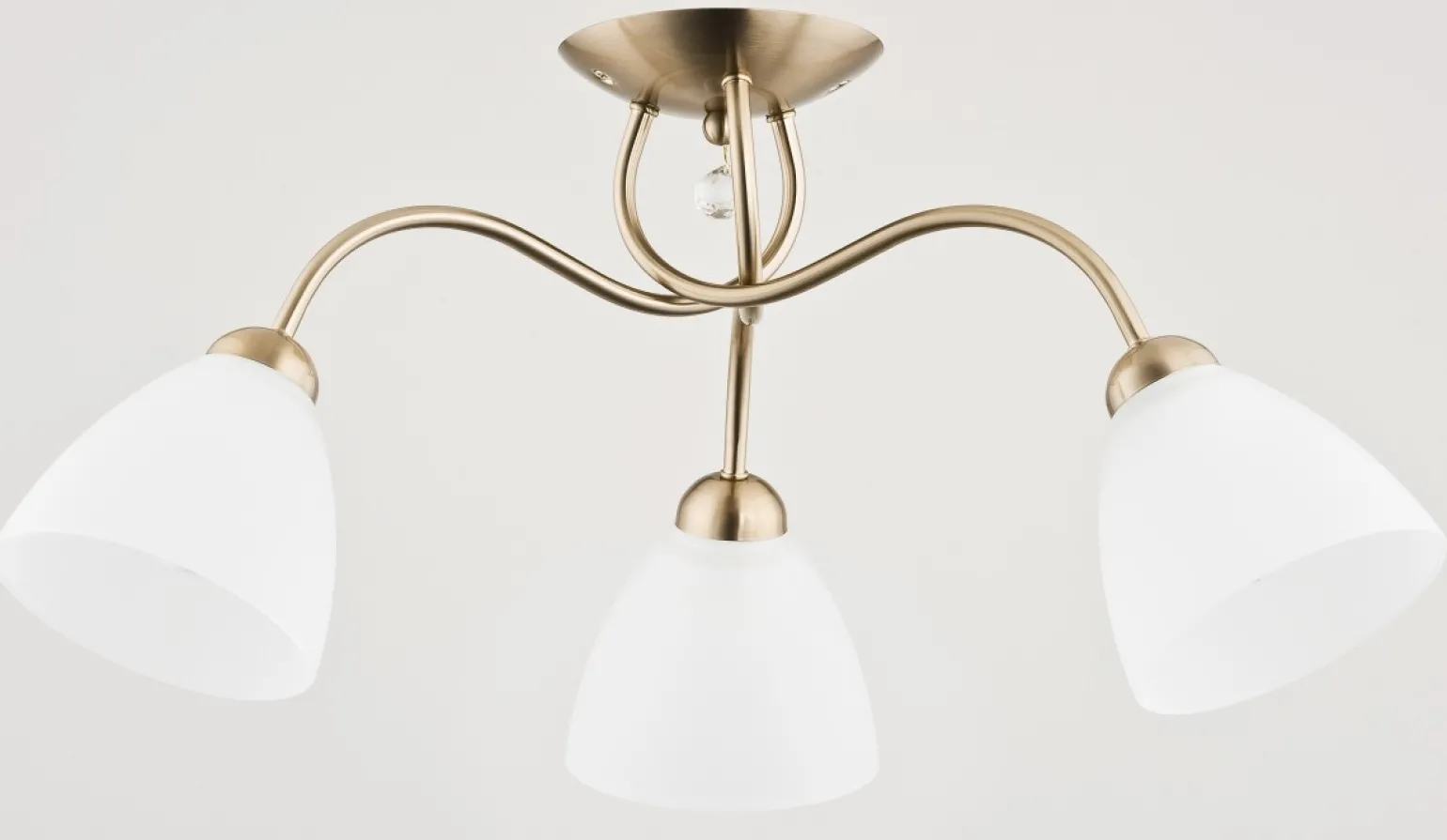 Sklep Kaja Potrójna lampa sufitowa z mlecznymi kloszami AL 23753 | Kaja