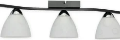 Sklep Kaja Potrójna lampa sufitowa z kloszami O3293 P3 CZA + CH z serii MAGNI