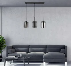 Store Potrójna lampa wisząca na listwie, do kuchni 33-08435 z serii JONERA Żyrandole Nowoczesne