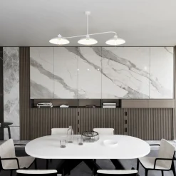Sklep Kaja Potrójna lampa wisząca nad wyspę 1354/3 FOSTER 3 WHITE | Kaja