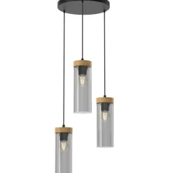 Best Potrójna lampa wisząca, regulacja wysokości MLP8666 z serii ELICA | Kaja Oświetl Żyrandole Nowoczesne