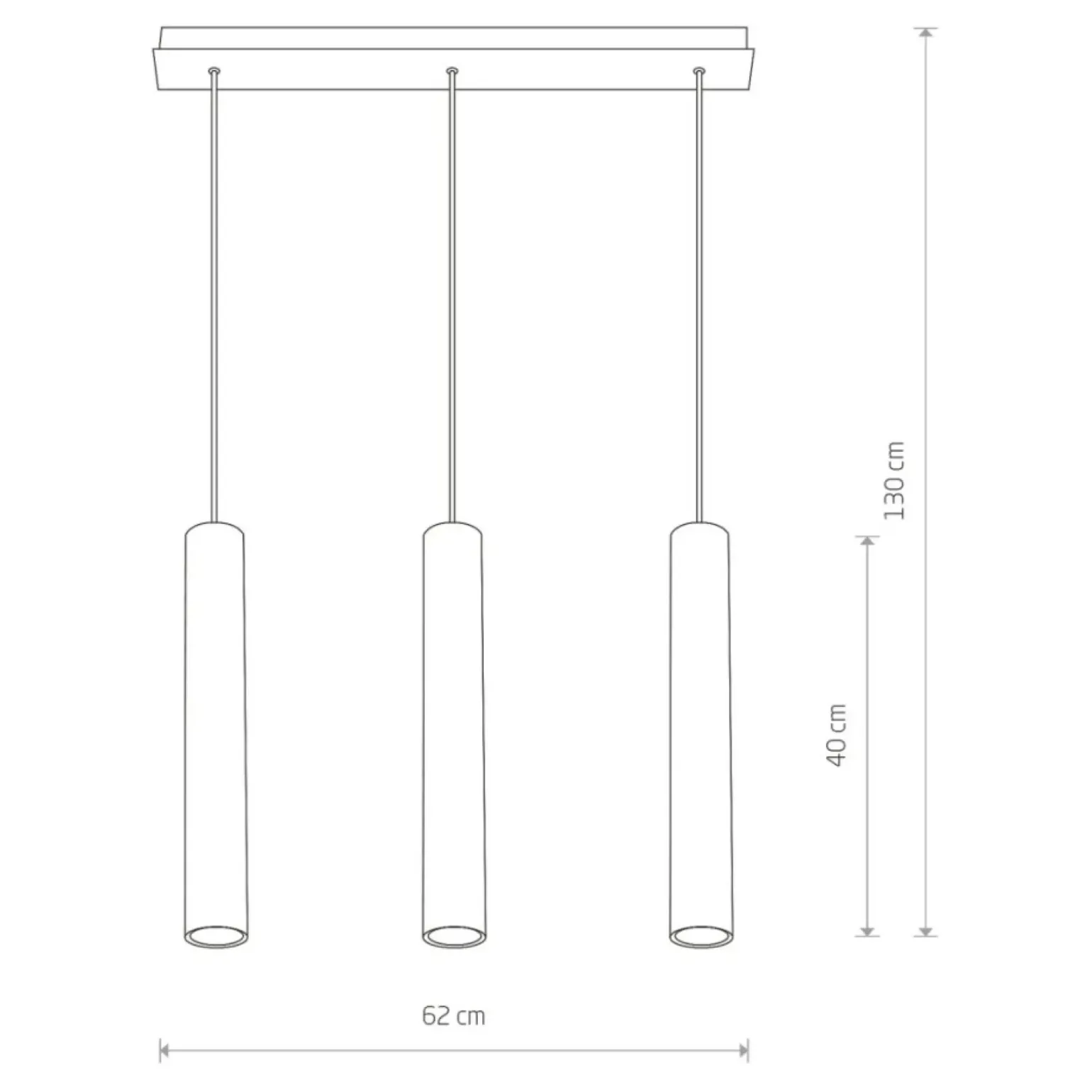 Online Potrójna lampa wisząca, w kolorze u 7863 | Kaja Oświetlenie Żyrandole Nowoczesne
