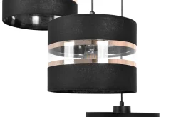 Sklep Kaja Potrójna lampa wisząca, w kolorze czerni i złota K-5202 z serii NICEA