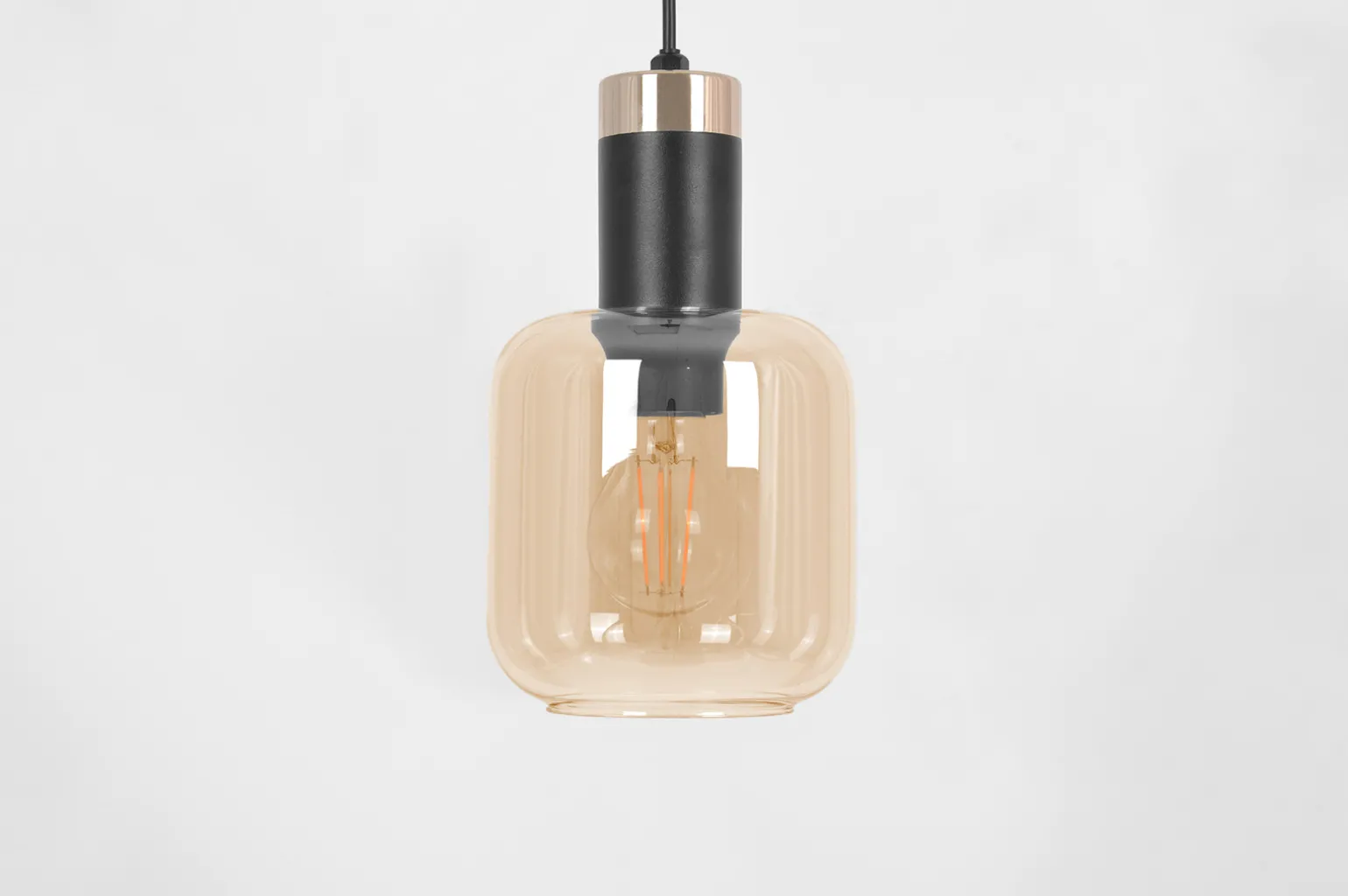 Sklep Kaja Potrójna lampa wisząca z dekoracyjnymi kloszami K-5267 z serii DOKA