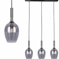 Best Sale Potrójna lampa wisząca z ozdobnymi kloszami ML8814 LUGANO | Kaja Żyrandole Nowoczesne