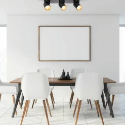 Store Potrójna listwa z czarno-złotymi tubami ML9937 ANDY | Kaja Oświetlenie Żyrandole Nowoczesne