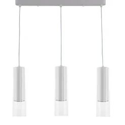 Outlet Potrójna listwa ze zwisami nad stół LP-232/3L WH z serii MANACOR Żyrandole Nowoczesne