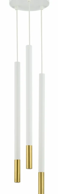 Best Sale Potrójna, smukła lampa wisząca do sypialni SIG 33258 z serii SOPEL DUE Żyrandole Nowoczesne