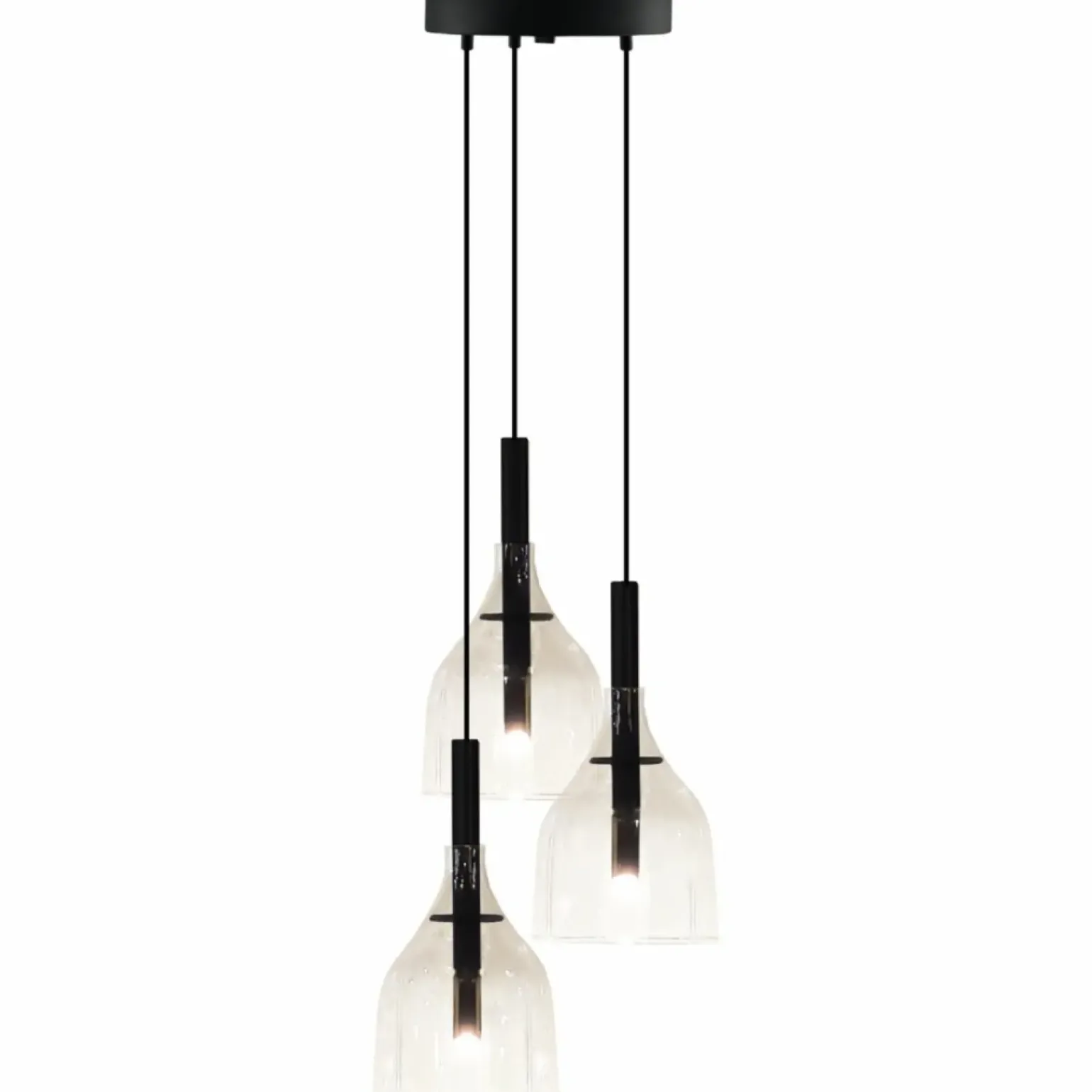 Best Sale Potrójna, subtelna lampa wisząca do salonu ANT 5097 BOTOR | Kaja Żyrandole Nowoczesne