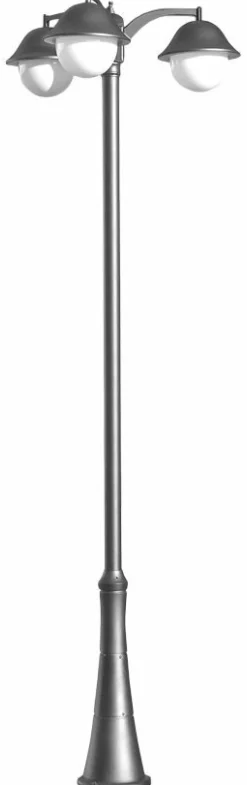 Sklep Kaja Potrójna, wysoka latarnia ogrodowa OGMW 3 O-BD z serii PRINCE MAX | Kaja Oświetl