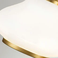 Sklep Kaja Potrójny kinkiet, kolor mosiądzu HK-AINSLEY3-BATH-BB z serii AINSLEY