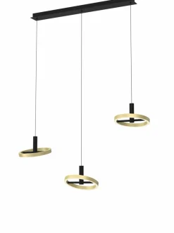 Best Potrójny, ledowy zwis nad wyspę kuchenną WF 7016-304 BREST | Kaja Żyrandole Nowoczesne