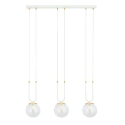 Best Potrójny zwis na listwie, nad wyspę kuchenną 1116/3 GLAM | Kaja Żyrandole Nowoczesne