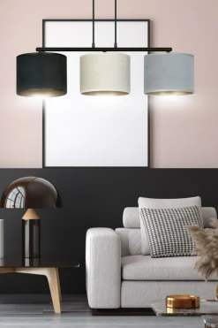 Cheap Poziomy zwis z kolorowymi abażurami 1055/3 HILDE | Kaja Oświetlenie Żyrandole Nowoczesne