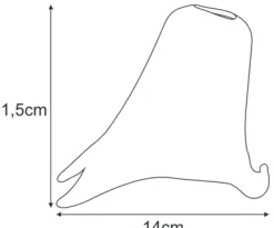 Sklep Kaja Półprzezroczysty klosz, asymetryczny K-HP-PS-195 KLOSZ