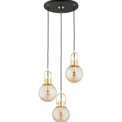 Best Sale Precyzyjna lampa wiszaca, złoty kolor AL 62434 z serii STORM Żyrandole Nowoczesne