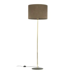 Sklep Kaja Prosta lampa na złotej nodze TK 16031 UMBERTO BROWN GOLD | Kaja