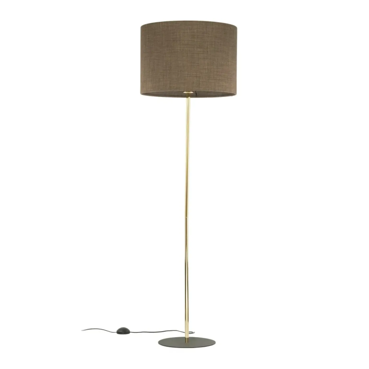 Sklep Kaja Prosta lampa na złotej nodze TK 16031 UMBERTO BROWN GOLD | Kaja