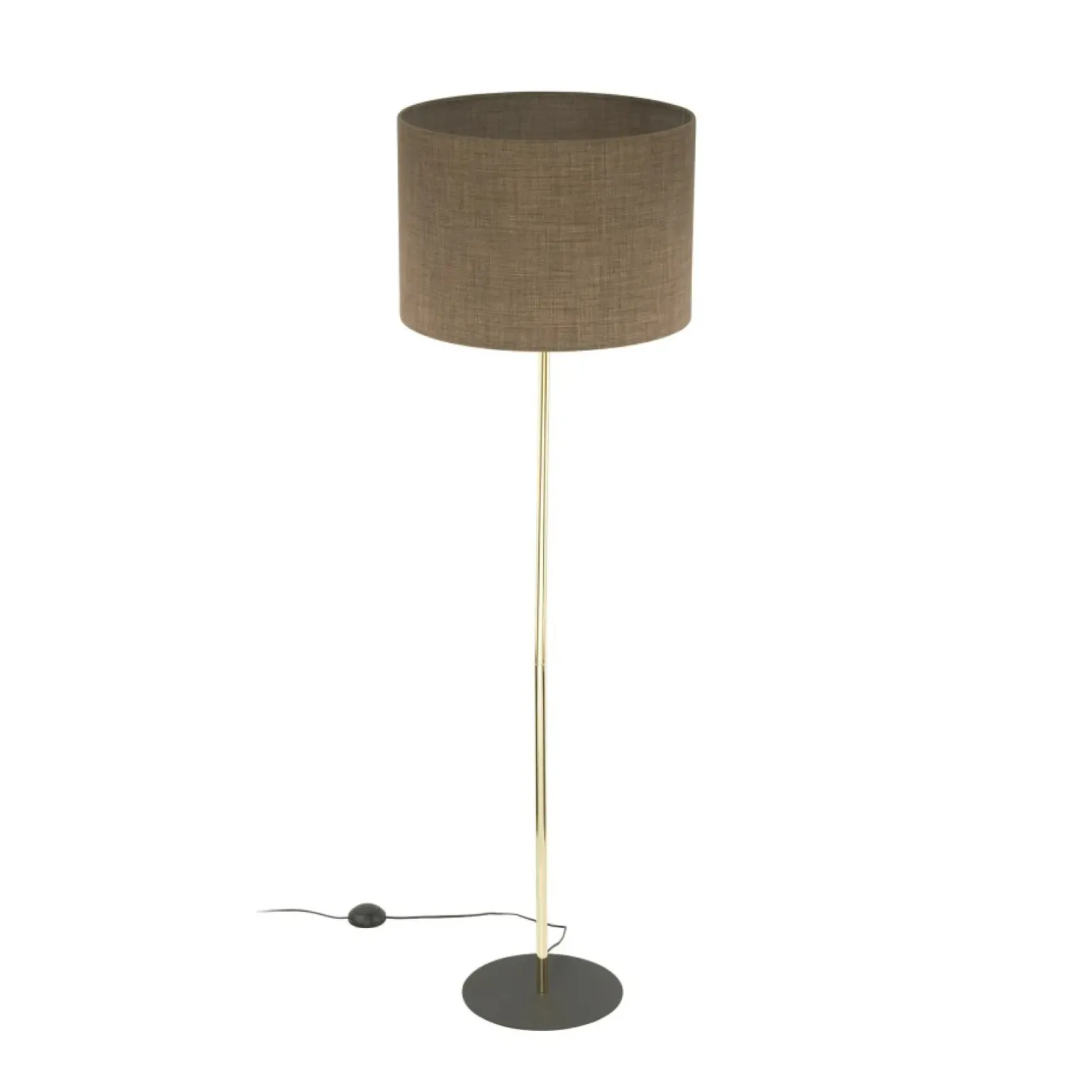 Sklep Kaja Prosta lampa na złotej nodze TK 16031 UMBERTO BROWN GOLD | Kaja