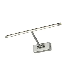 Sklep Kaja Prosta lampa nad lustro 46cm AZ2646 MONALISA SATIN NICKEL | Kaja