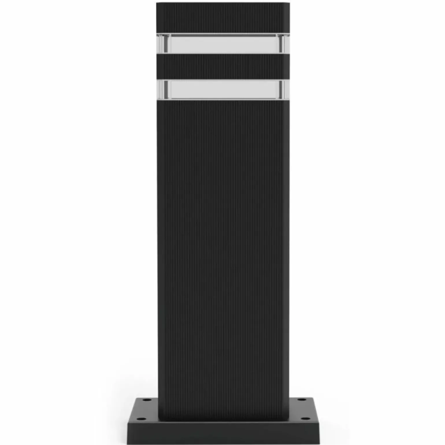 Sklep Kaja Prosta lampa ogrodowa stojąca, czarny słupek EKO0735 VINI | Kaja