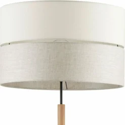 Sklep Kaja Prosta lampa podłogowa na drewnianej nodze TK 5597 z serii ECO | Kaja