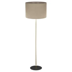 Sklep Kaja Prosta lampa stojąca do salonu TK 16035 UMBERTO LINEN GOLD | Kaja