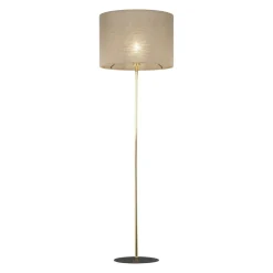 Sklep Kaja Prosta lampa stojąca do salonu TK 16035 UMBERTO LINEN GOLD | Kaja