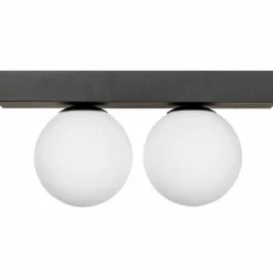 Outlet Prosta lampa sufitowa z 2 białymi kloszami ZM 1205 SPHERE | Kaja Żyrandole Nowoczesne