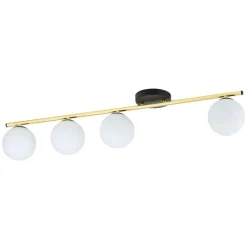 Cheap Prosta lampa sufitowa z klasycznymi kloszami 1252/4 z serii MONZA Żyrandole Nowoczesne