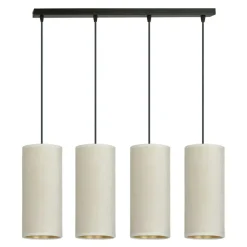 Store Prosta lampa wisząca nad stół w salonie 1059/4 BENTE | Kaja Żyrandole Nowoczesne