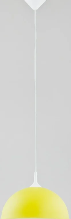 Sklep Kaja Prosta lampa wisząca z źółtym kloszem AL 9195 | Kaja