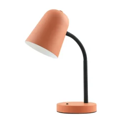 Sklep Kaja Prosta lampka biurkowa, kolor pomarańczowy TB-37643-OG PRATO | Kaja