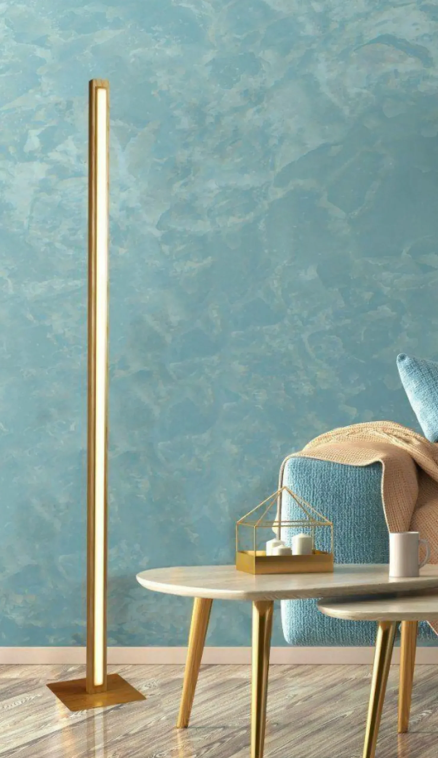 Sklep Kaja Prosta, ledowa lampa podłogowa A0003-510 RODNEY | Kaja Oświetlenie