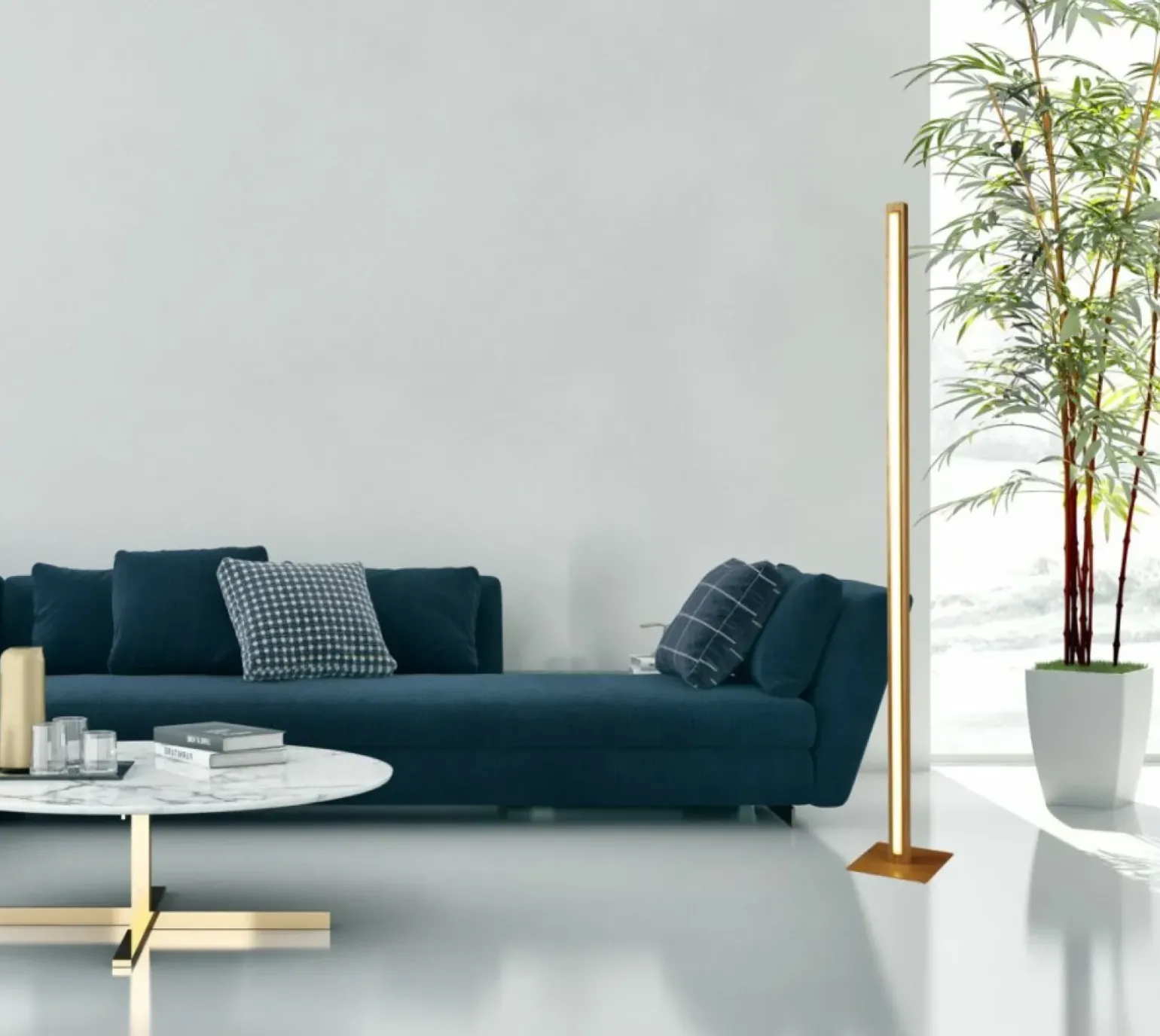 Sklep Kaja Prosta, ledowa lampa podłogowa A0003-510 RODNEY | Kaja Oświetlenie