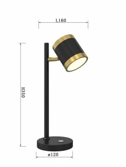 Sklep Kaja Prosta, ledowa lampka biurkowa reflektor WF 8003-104S TOULOUSE | Kaja