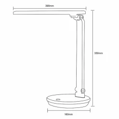Sklep Kaja Prosta, ledowa lampka biurkowa ZM SM-542-BL BIURKOWA | Kaja
